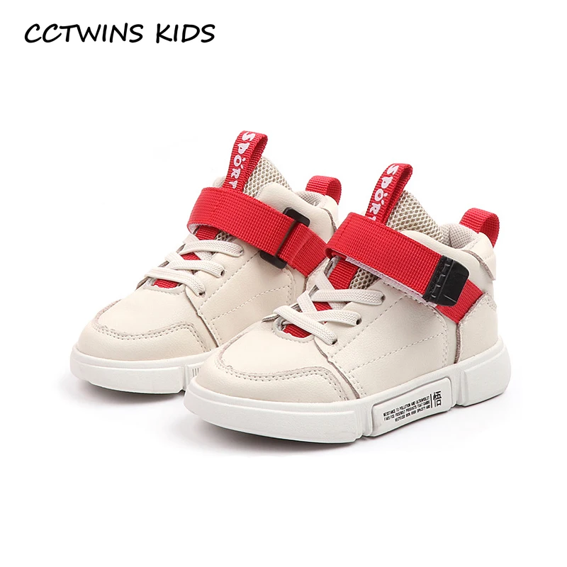 CCTWINS KIDS/2018 осенние высокие кроссовки для мальчиков Повседневные из искусственной