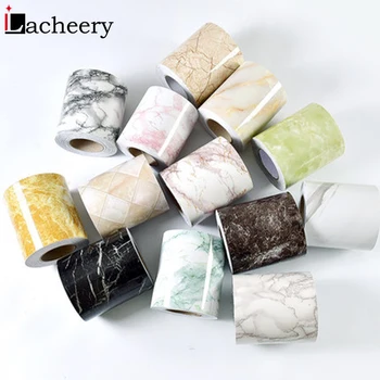 

New Living Room Waterproof Skirting Line Sticker Roll Self Adhesive Border Home Decorative White Waist Line Kitchen Wall Sticker