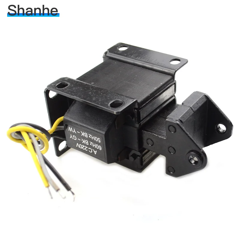 AC двухтактный Тяговый Электромагнит всасывания SA-3702 5.0N/5 кг 20 мм 220V двухтактный тяги
