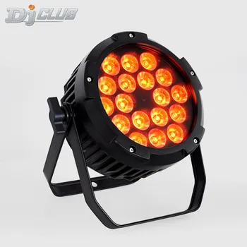 

Mini Par Can Uplighting Waterpoor Outdoor Buliding Led Par 18X18 Watt Rgbwa Uv Color 6In1 For Dmx Stage Lighting
