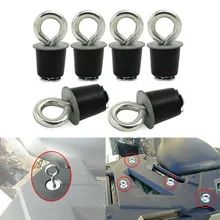 Bloqueio e passeio âncora atv amarrar para baixo tipo de âncoras para polaris sportsman rzr ace atv snowmobile carga cremalheiras olho parafuso fixadores