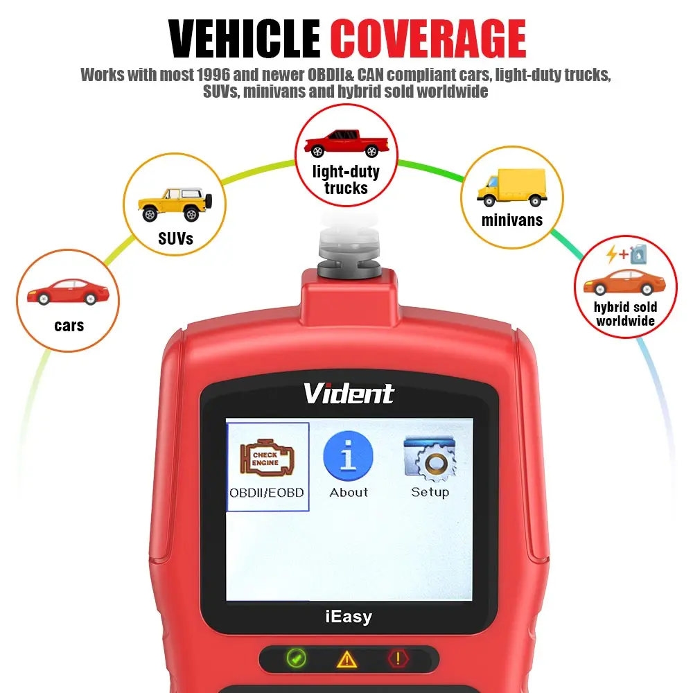 Считыватель кодов VIDENT iEasy300 CAN OBDII/EOBD обновление онлайн|Считыватели и сканеры| |
