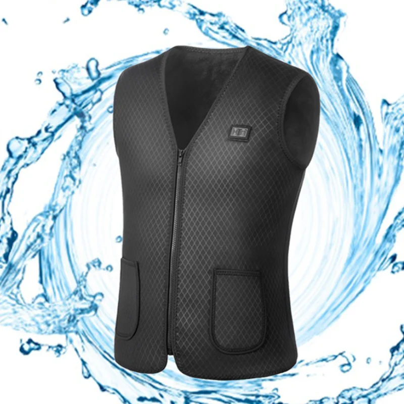Heated Jacket 16 Area Heating Vest Men/Women Casual V-neck USB Heated Vest Smart Control Temperature Heating Jacket Cotton Coat Winter Hunting
