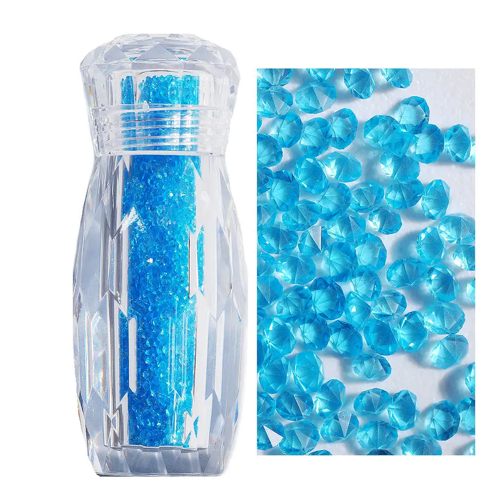 Rhinestones For Nails 2880Pcs Mini Diamond Strass Nail Art with Transparent Bottle For DIY Handmade Nail Art Decorations - Цвет: QCR10073-009