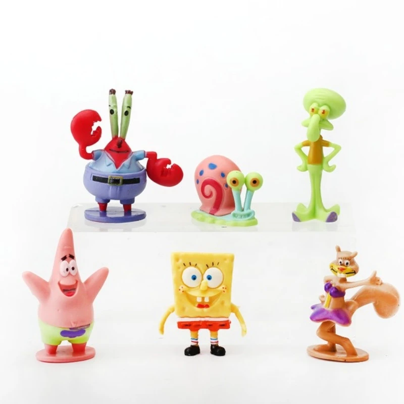 Bandai аниме губка квадратные штаны Патрик Гэри улитка Песчаные Щеки капитан Юджин H