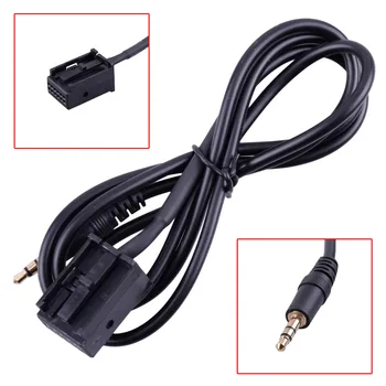 

DWCX Universal 6000CD Input Adapter Cable Lead Radio MP3 3.5mm AUX Jack Interface Plastic Black Fit for Vauxhall CD30 DVD iPod