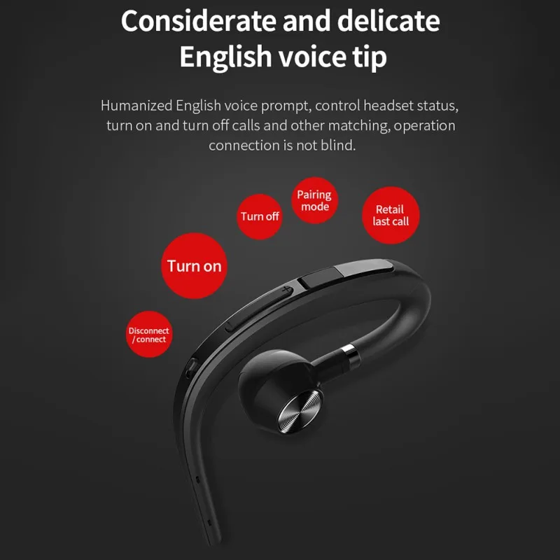 Super In ear Lightweight Comfortable Wireless Bluetooth Headset HD Sound Wireless Sport Earbuds With Mic 8 Hours Playing Time