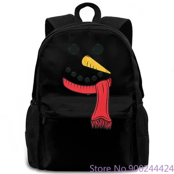 

Snow with Red Scarf - Christmas New Unisex Low Price for n Boys women men backpack laptop travel school adult student