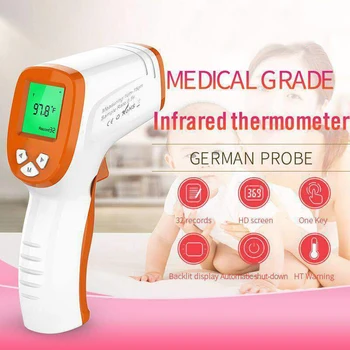 

Spot Baby/Adult Termomete Handheld Infrared Thermometer Temperature Meter Non-contact Forehead Measuring for Adult Baby VJ-Drop