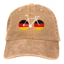 Мужская или женская Регулируемая ВИНТАЖНАЯ ДЖИНСОВАЯ бейсболка s велосипедная немецкая бейсболка с флагом