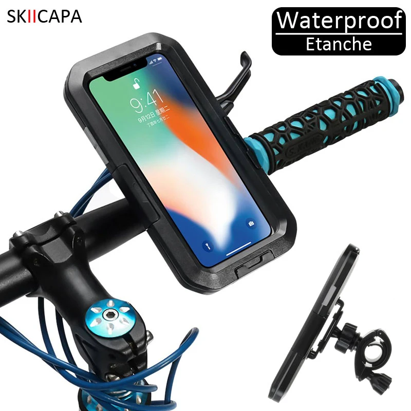 Omleiden Overlappen Chemie Waterdicht Motorfiets Fiets Telefoon Houder Voor Iphone 12 Mini 13 Pro Max  Mobiele Ondersteuning Fietsstuur Houder Voor Iphone 11 pro|Mobiele telefoon  houders & Standaarden| - AliExpress