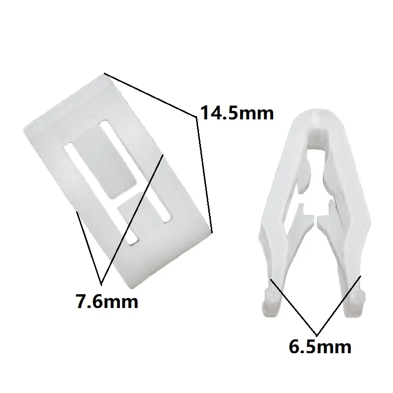 

Car Console DVDCD Trim Clamp White Instrument Panel U-Type Clips Retainer