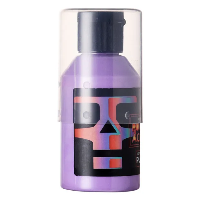 OPHIR 100ML Professional Pouring Acrylic Paint Fluid Marbling Paint for Artist DIY Art Supplies 36 Colors for Choose NO.16 PURPLE