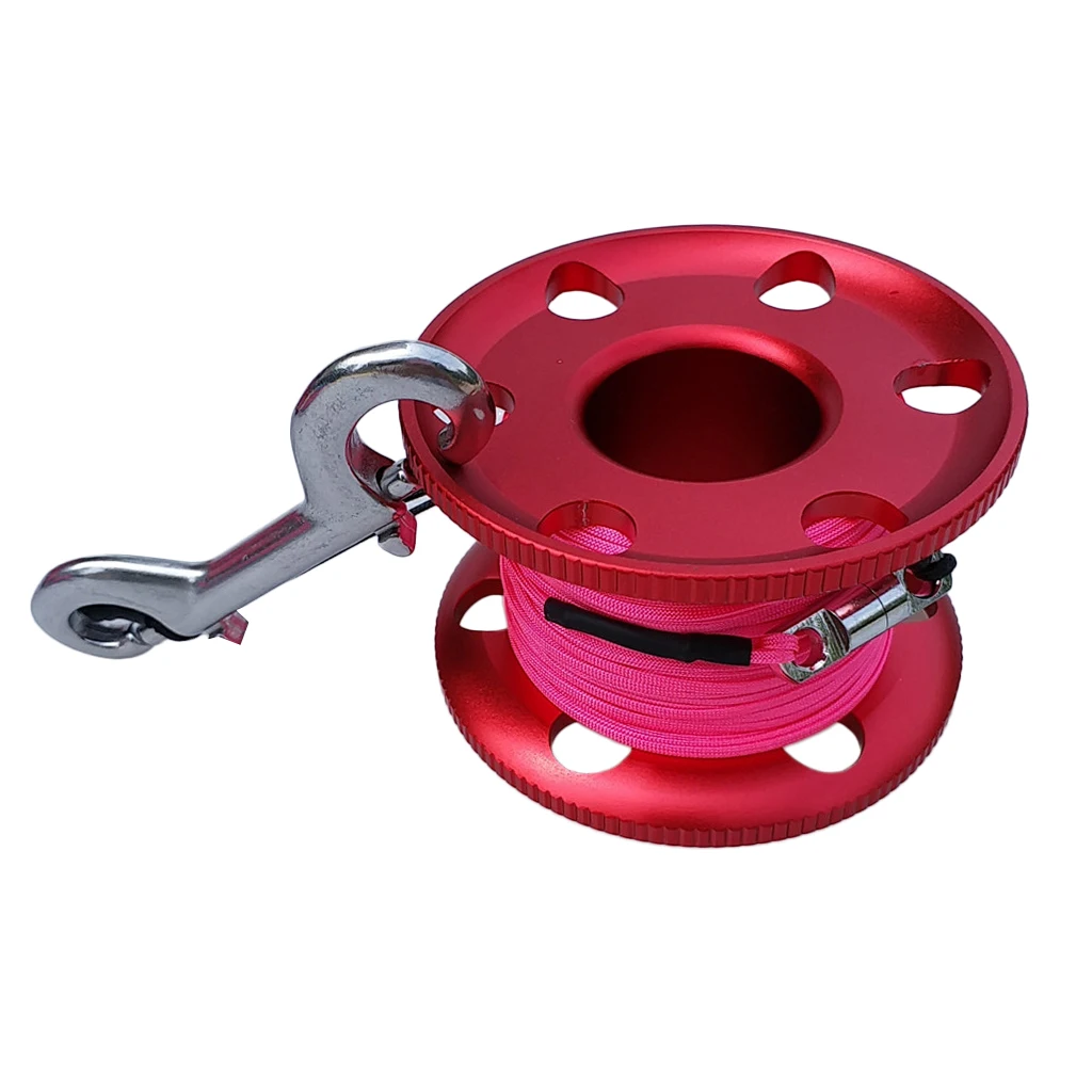 Lightweight Scuba Diving Finger Spool Reel and Replacement 50m/164ft 100ft 30m /20m/66ft Strong Strength Line