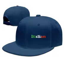 TSDFCItalian флаг унисекс Snapback Регулируемая плоская бейсболка