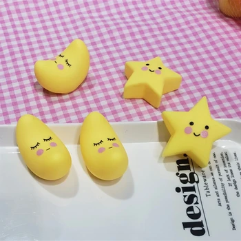 

Creative stars and moon pinch toys to push small gifts to vent pressure relief tidy small toys vocal pinch