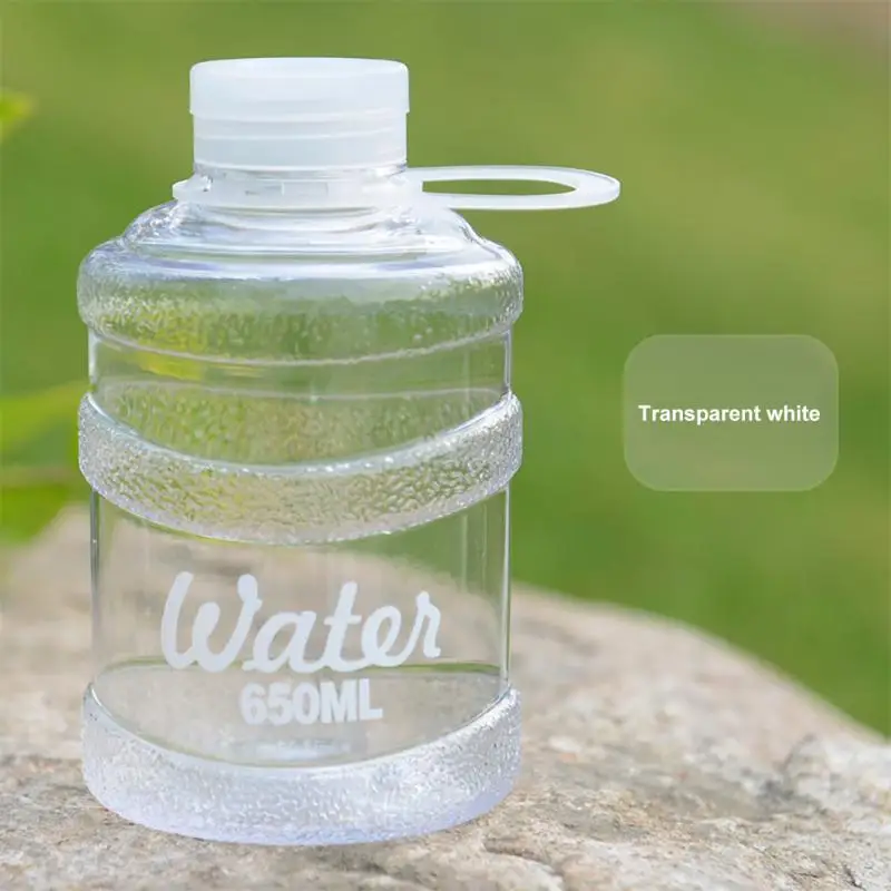 1pc Taza De Agua Transparente De Gran Capacidad, Botella De Agua Deportiva Para  Fitness Al Aire Libre Con Pajita Y Asa Para Correr En El Gimnasio Fitness -  Temu