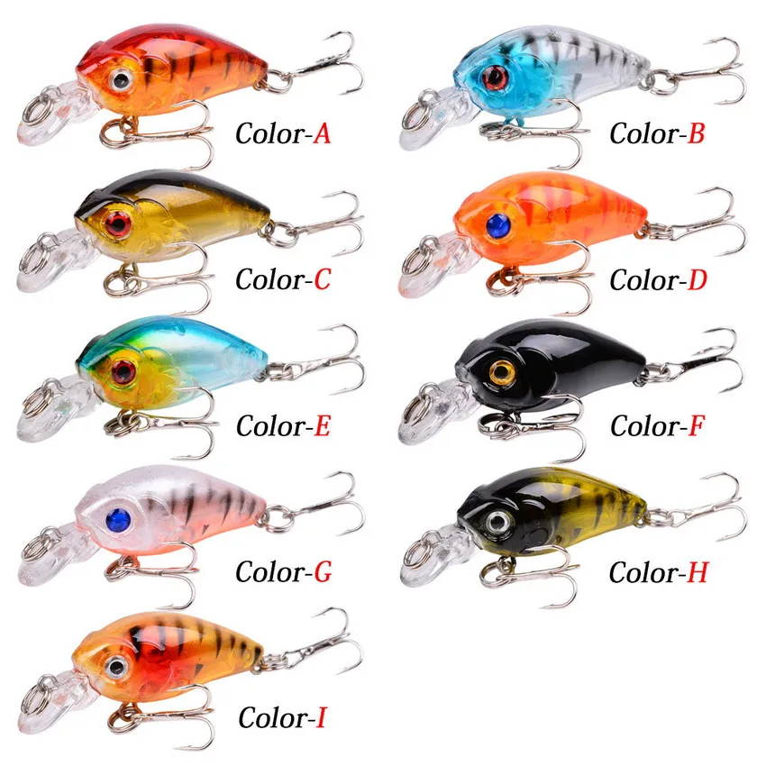 4 5 см 2 г Crankbait рыболовная приманка Кривошип искусственный Жесткий наживка Topwater