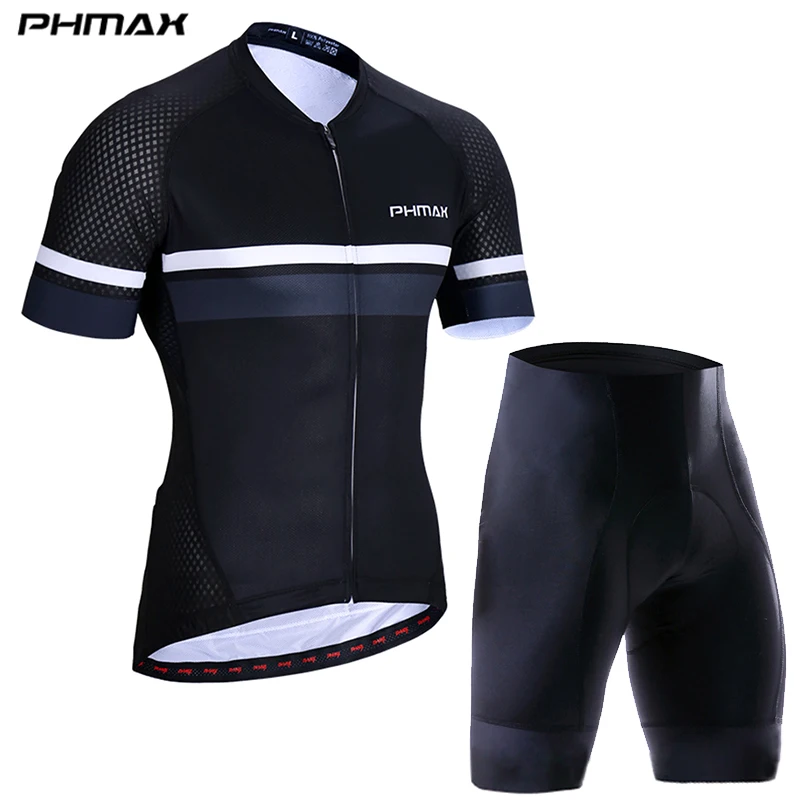 cycling set 01 PHMAX летний профессиональный комплект Джерси для велоспорта с коротким рукавом, одежда для велоспорта, костюм для горного велосипеда, спортивная одежда, Ropa Ciclismo - Цвет: cycling set 01