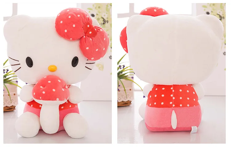 Стиль гриб-hello kitty Мягкая кукла hello kitty Кукла День рождения 7 Xi подарок на день Святого Валентина