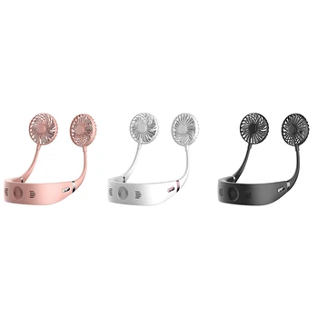 

Portable Neck Fan Neckband USB Rechargeable Fan Perfect for Outdoor Traveling Office Air Cooler Conditioner Fan