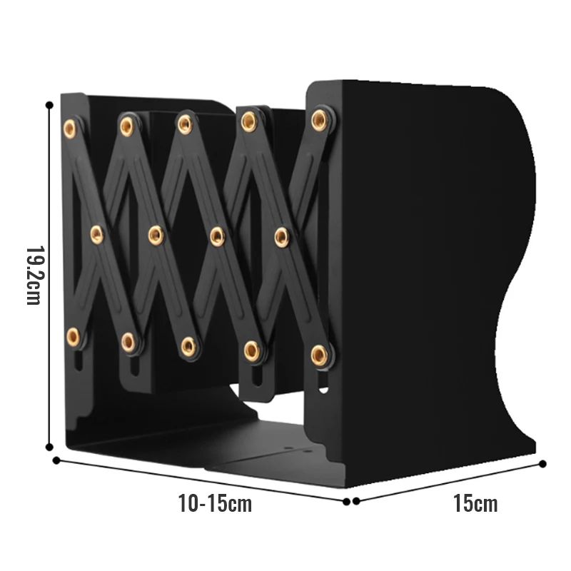 1 шт. металлическая Регулируемая книжная полка, концы для книг, железные полые декоративные концы для книг, полка, подставка для книг, органайзер, канцелярские принадлежности