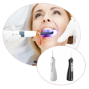 

Teeth Washing Device Water Dental Floss Portable Oral Irrigator Household Electric Ultrasonic White 3C