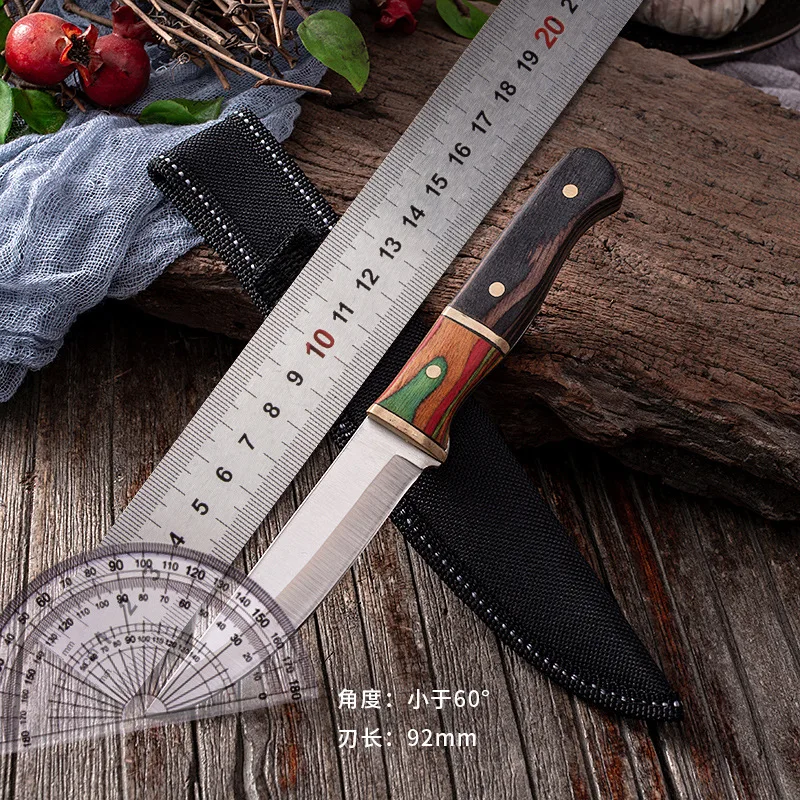 Meat cleaver, Hand-forged stainless steel butcher knife cleaver cooking  knife kitchen chopper knife outdoor camping knife Cleaver Knife,BY KKZY  (Color