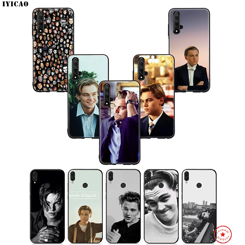 Мягкий чехол Leonardo Dicaprio Young для Huawei Honor 20 10 9X 9 8C 8X 8 7X 7C 7A 6A Nova 5i 4 3i 2 2i Lite Pro View Note |