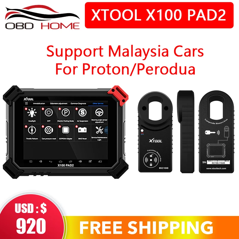 Оригинальный XTOOL X100 PAD2 PRO автоматический ключ программист одометр коррекционный