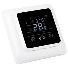 16A сенсорный экран ЖК-Пол Электрический программируемый нагревательный термостат регулятор температуры