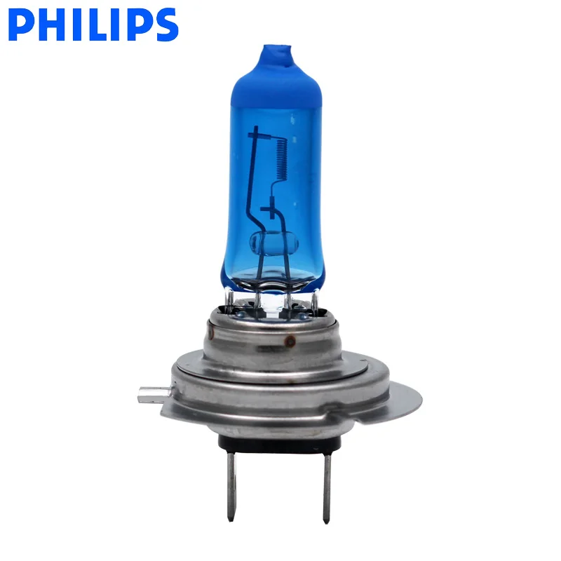 Philips H7 12V 55W Diamond Vision 5000K ксеноновая белая Автомобильная галогенная оригинальная автомобильная лампа, оригинальная яркая лампа 12972DVS2, пара