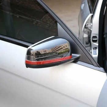 

2pcs Car Carbon Fiber Rear View Mirror Cover For Benz A/B/C/E/S/CLA/GLA/CLS/GLK Fit For Left Hand Driving Vehicles