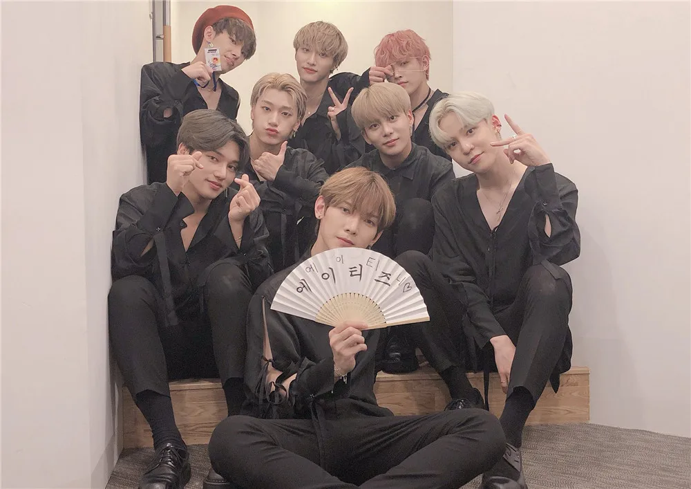 Kpop плакаты Atteez настенные наклейки настенные принты украшение дома глянцевая бумага