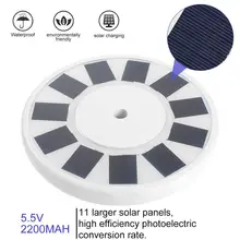 32 шт. светодиодный Солнечный флаг осветительный столб Авто Вкл/Выкл ночное освещение уличный светодиодный Ландшафтный с 11 солнечными панелями