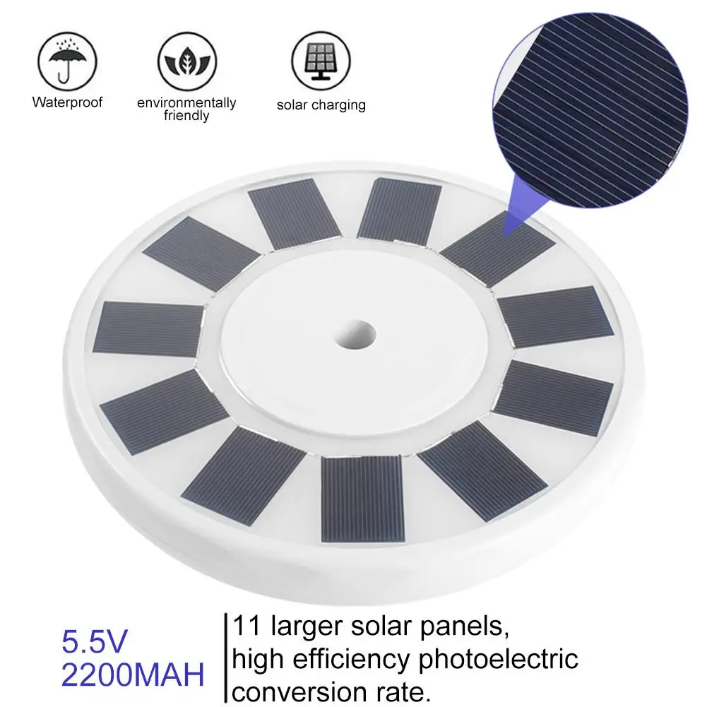 

32pcs LED Solar Power Solar Flag Pole Light Auto On/Off Night Lighting outdoor LED Landscape with11 Solar Panels