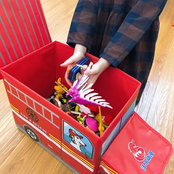 

3D Creative Cartoon Car Folding Storage Organizer Ottoman Stool Cute Children Toy Car Shaped Box Footstool Seat Home Decoration