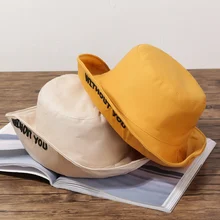 Harajuku Панама модная Осенняя уличная Солнцезащитная шляпа 16 цветов Рыбацкая шляпа для рыбалки