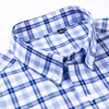 England Style Soft 100% Cotton Short Sleeve Shirts Single Patch Pocket Summer Casual Standard-fit Button-down Plaid Stripe Shirt ► Photo 2/6