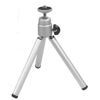 

Mobile Phone Tripod Camera Selfie Mini Tripod Aluminum Alloy Tripod Desktop Two-section Small Tripod Stand for and Tablet