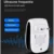 Электронный Антимоскитный Репеллент Ультразвуковой Rechargeble EU/US/UK Plug Таракан Репеллент Насекомое Вредитель Мышь Отпугиватель Насекомых