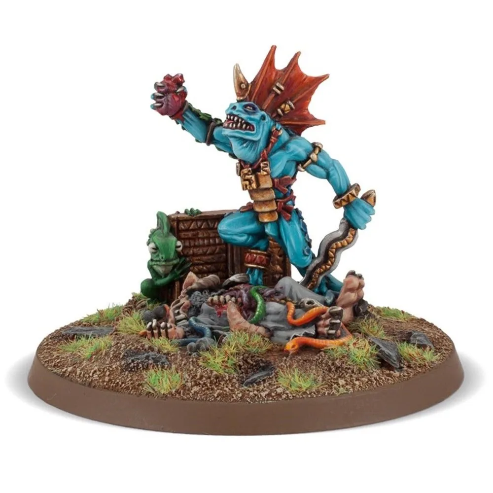 

lizardmen tehenhauin prophet of sotek