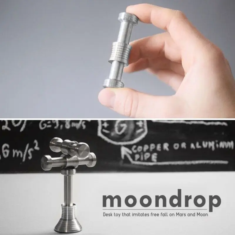 Mini Moon Drop Gravity Defying Earth Mars ручной Спиннер Настольная игрушка DIY слайдер для снятия