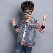 Новинка года; стильный Универсальный Детский жилет осенняя одежда для мужчин и женщин топы для больших мальчиков; жилет для щенков детская одежда; Wechat Bus