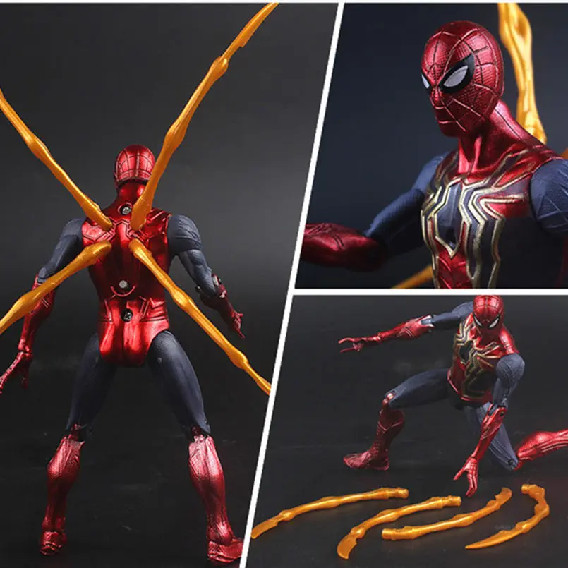 Фигурка marvel, Мстители, конечная игра, Капитан Америка/Железный человек/Человек-паук/Тор, супергерой, аниме, модель, игрушки для обновления