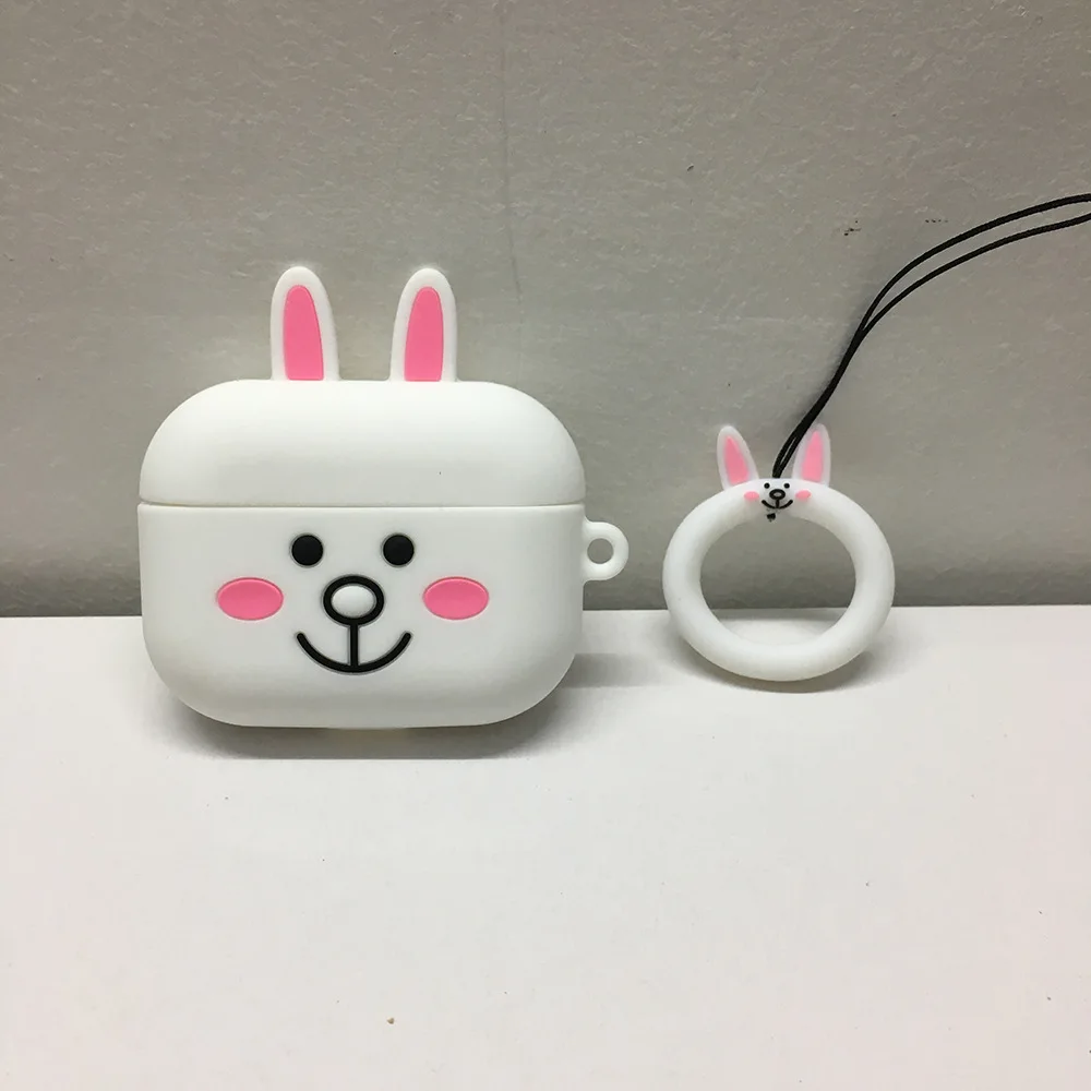 Розовый Милый чехол для Apple Airpods Pro, беспроводной чехол с Bluetooth для i500 mx pro, силиконовый чехол, чехол для Air Pods pro, Fundas Capa Coque - Цвет: Розовый