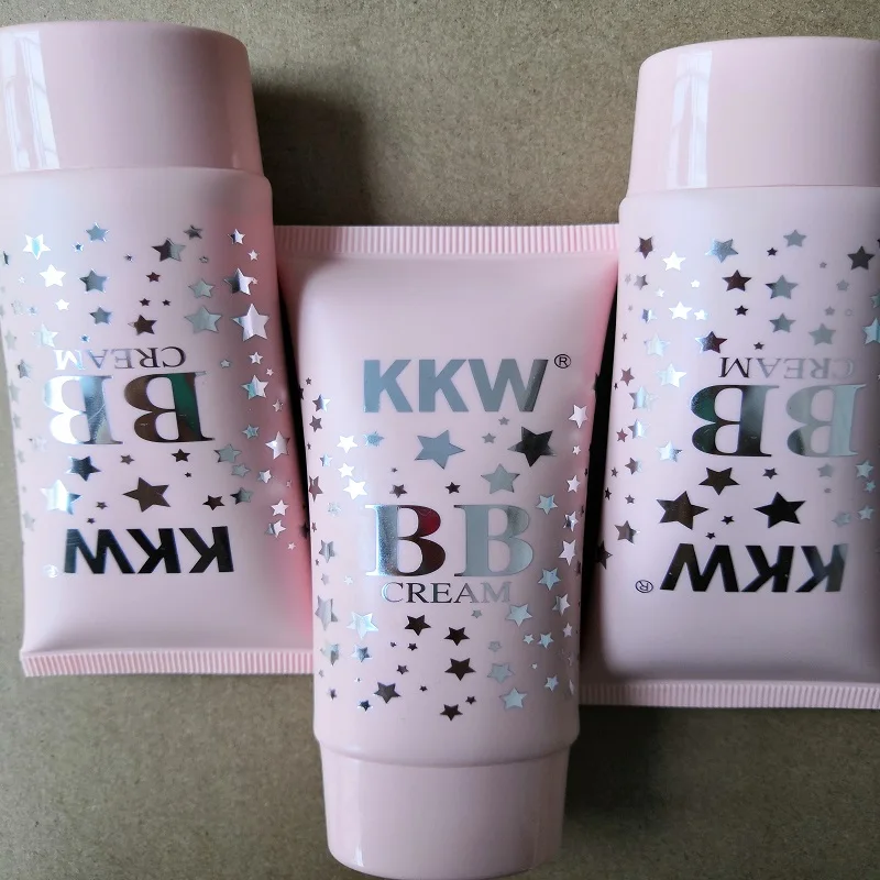 

KKW Brand Face Makeup Base BB Cream Women Facial Beauty Liquid Foundation Brighten Concealer Smooth Creams Easy to Wear