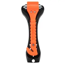 Мини автомобильный молоток безопасности спасательный аварийный молоток ремень безопасности резак окна стекло Выключатель автомобиль спасательный красный молоток