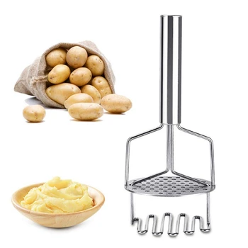 

New Kitchen Mashed Potato Maker Photo Salad Ricers Device Bilayer Potatoes Vegetable Mashers Tool Mud Fruit Mash