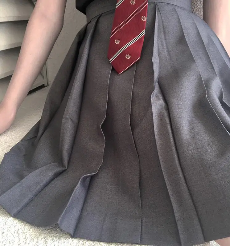 Высокое качество TR материал плиссированная юбка для женщин Kawaii Harajuku Японская Униформа Высокая талия школьная девушка милые юбки шикарный стиль JKc1020